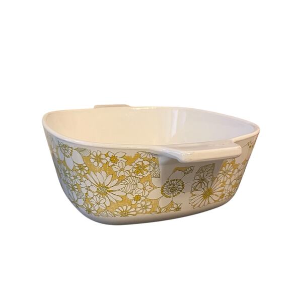 Vintage 1969 Corning Ware Floral Boutique Casserole Dish 1.5 Quart Made in USA - Picture 4 of 16
